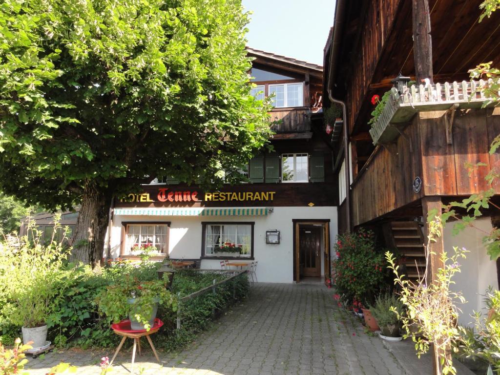 Hotel Tenne Ленк Екстериор снимка